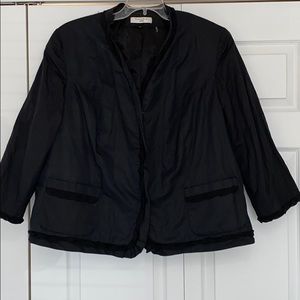 Tahari woman black jacket